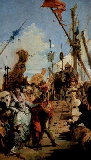 Treffen von Marc Antonius und Kleopatra, Giovanni Battista Tiepolo